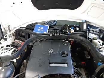 Mercedes E180 1.6 CGI için Prins VSI-DI LPG Sistemi montajımız
