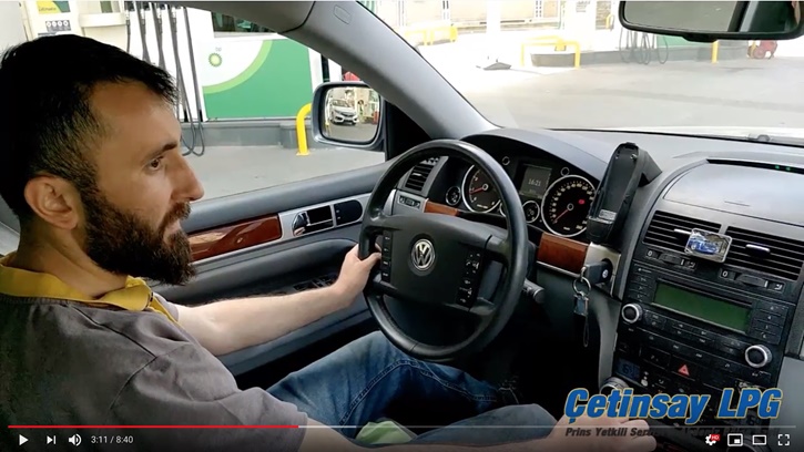Volkswagen Touareg V6 Prins Otogaz Dönüşümü - Video