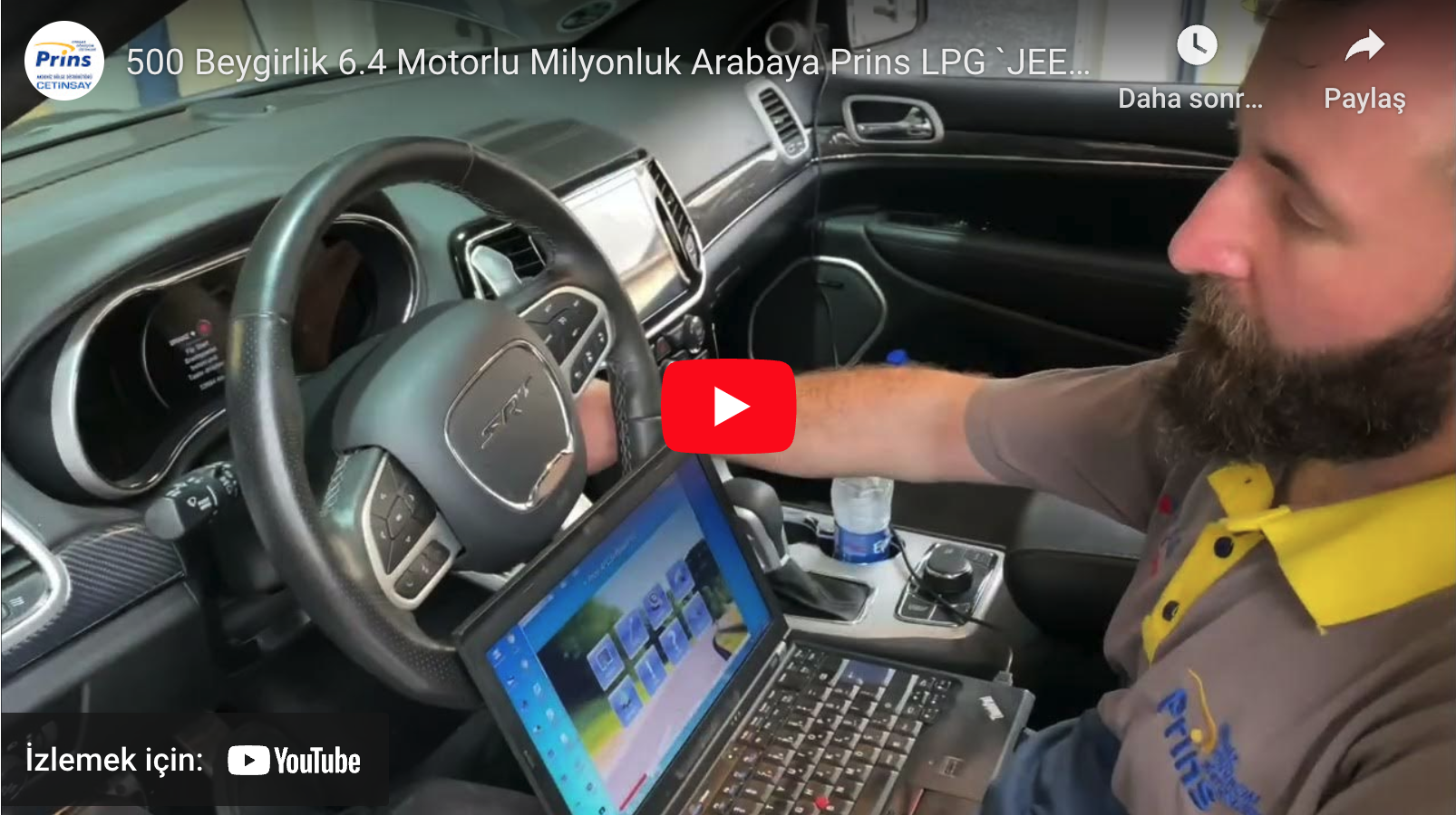 Jeep Grand Cherokee prins lpg dönüşüm montajımız